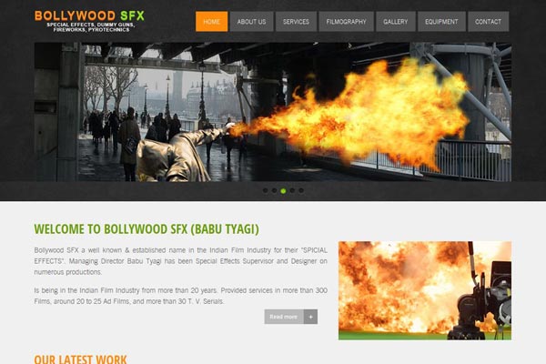 Bollywood Website Design Project 11