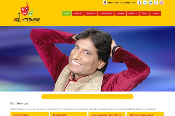 Bollywood Website Design Project 17