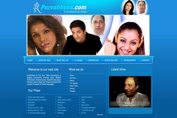 Bollywood Website Design Project 5