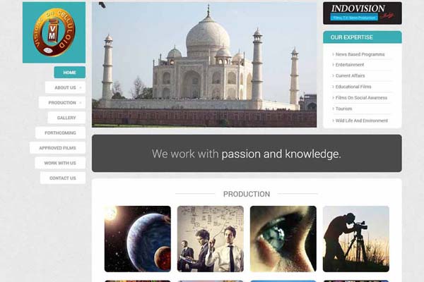 Bollywood Website Design Project 7