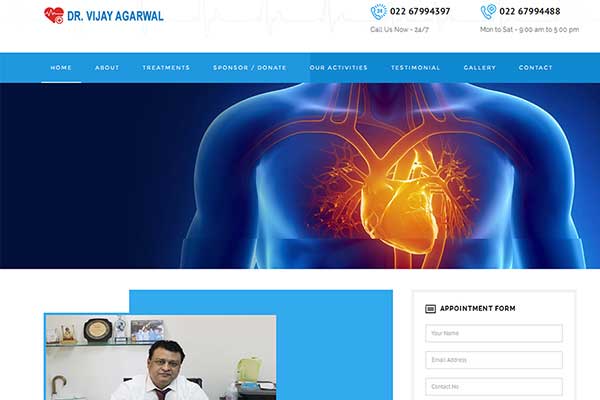 Medical Website Design Project 3
