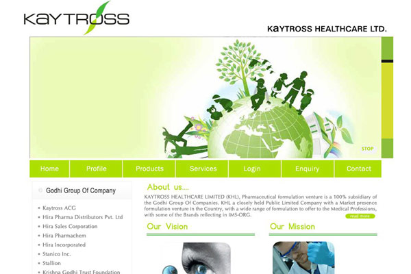 Pharma Website Design Project 3