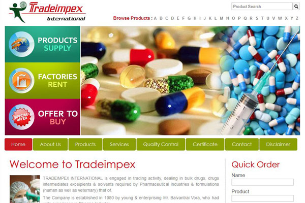 Pharma Website Design Project 4