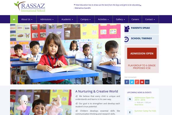 Education Website Design Project 6