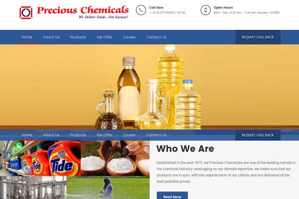 Pharma Website Design Project 2